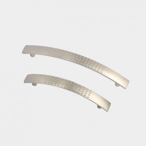 PA5019 Handle Antique Aluminum Satin Nickel Brushed Pull Set