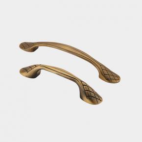 QZ5380 Metal Cabinet Steel Antique Copper Handle