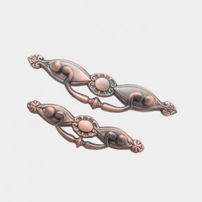WZ5393 High quality Antique Copper furniture hardware cabinet drop handle