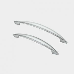 PZ5480 Satin Nickel Brushed Zinc Alloy Furniture Hardware Accessories Kitchen Cabinet Handle