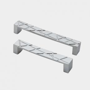 PZ5496 Kitchen Cabinets Chrome Plated Handles Cupboard Drawer Wardrobe Door Handle