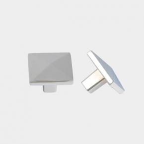 KZ5549 Satin Nickel Brushed Square Knobs