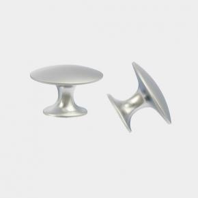 KZ5545 Matt Chrome Zinc Alloy Wardrobe Knobs