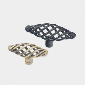 JT5664 Village Classic Bird Cage Fancy Birdcage Kitchen Cabinet Drawer Knob