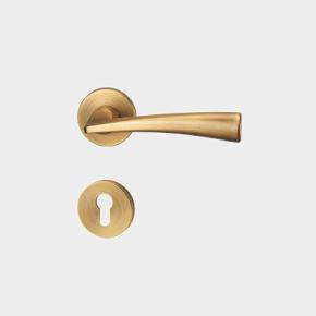 Z1-606 Door Lever for Bedroom and Bathroom Doors Popular Rosette Door Handle series.