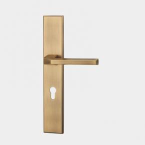 Z502-603  Latest Zinc Alloy Luxury Wooden Door Handle Design Modern Lever Door Handle