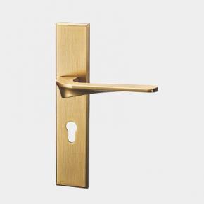 Z502-602 Zinc Alloy Door Lever Handle in Antique Brass Brushed