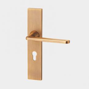 Z715-305  Hot sale European Lever Antique Brass Brushed Door Lever Handle