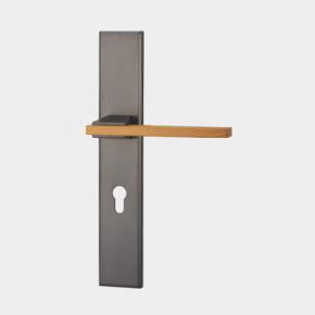 Z502-626  Fast Delivery Door Handles Levers Privacy Passage Grey and Yellow Grain Entrance Door Handle