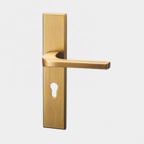 Z502-611  Guaranteed Quality Proper Price Lever Door Handle Antique Brass Brushed