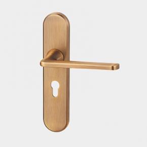 Z709-305  Popular Zinc Alloy Door Lever Handle Antique Brass Handle