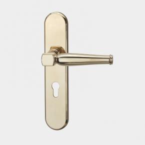 Z503-655  Popular Minimalist favorite Lever Door Handle PVD Gold Lever Handle