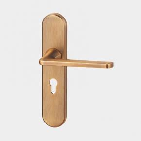Z811-305  Popular Single Tongue Zinc Door Lever Handle Hot sale American Style in Antique Brass