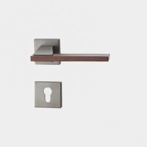 Z2-626 Passage Door Lever for Closet Wooden Door Grey and White Lever Handle