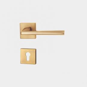 Z2-668 Europe Slim fashion Metal Door Lever handle with Square Rosette