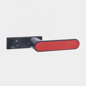 Z7-658 New Fashion Interior Home Security Door Lever Handles on Rectangle Rosette