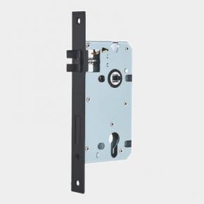 72-50 Mute Mortise Lock Body for Bathroom Privacy Black