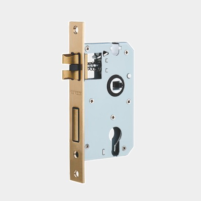 50-45 Mute Mortise Lock Body Satin Brass Brushed.jpg